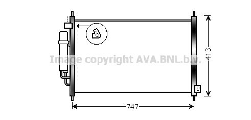 AVA QUALITY COOLING Lauhdutin, ilmastointilaite HD5234D